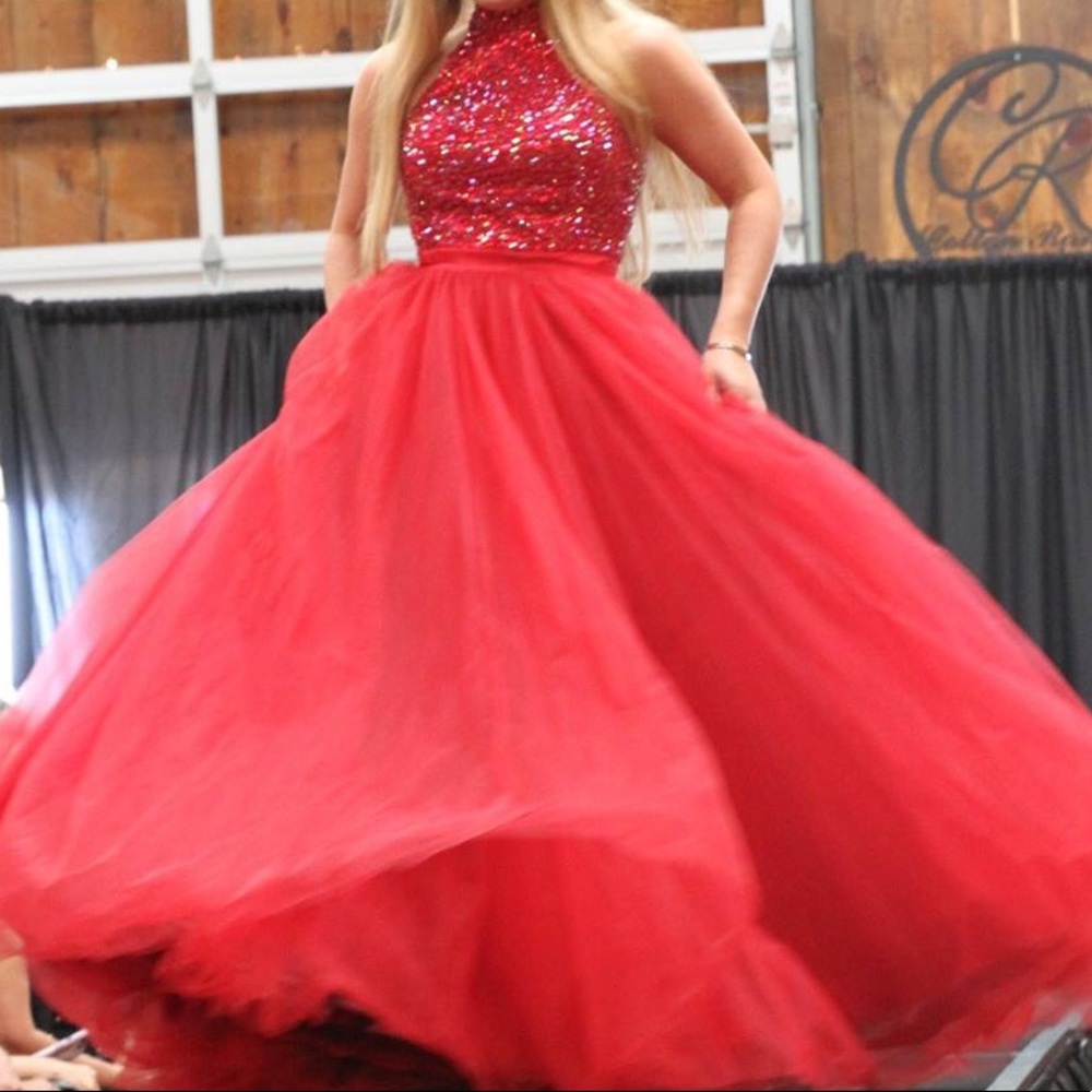 Red Sherri Hill Dress